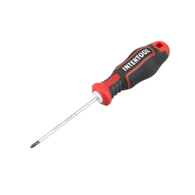 Викруткa PH0 * 75 мм, S2, STORM INTERTOOL VT-3413