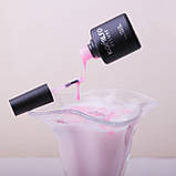 KOMILFO NO WIPE MILKY PINK TOP – ТОП БЕЗ ЛИПКОГО ШАРУ, МОЛОЧНО-РОЖЕВИЙ, 8 МЛ, фото 5