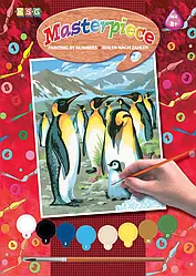 Набір для творчості Sequin Art PAINTING BY NUMBERS JUNIOR Penguins SA0033, World-of-Toys