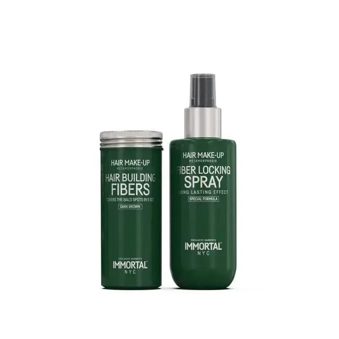 Набір 2в1 для маскування сивини в коричневому кольорі Immortal Infuse 150 ml  INF-135