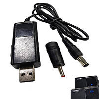 Кабель USB to DC универсальный с 5V на 9V / 12V 5.5x2.1mm + 3.5x1.35mm