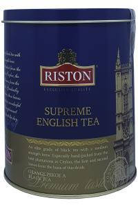 Купить Чай черный Riston Supreme English 100 г Ристон железная банка ...