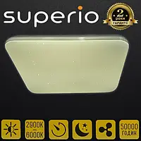 Світлодіодний світильник Superio S01-100W-24 декоративний з пультом (Уцінений)