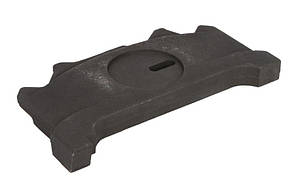 Плита гальмівних колодок ліва Wabco PAN 19-1 з прорізом