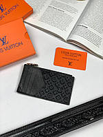 Держатель для карт Louis Vuitton monogram leather k008