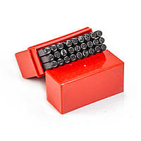 Клейма ударні по металу літерні (латиниця) Англійські 10мм