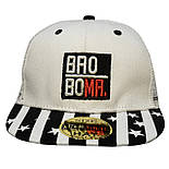 Кепка дитяча з зірками, біло-чорний, 48-54 см, 3-8 років, бавовна (518875), фото 2