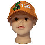 Кепка дитяча "T-Rex is Best", помаранчевий, 48-54 см, 3-8 років, бавовна (518912), фото 6