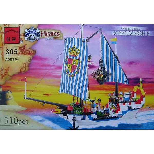 Конструктор Піратський корабель 310 деталей BRICK 305/298781