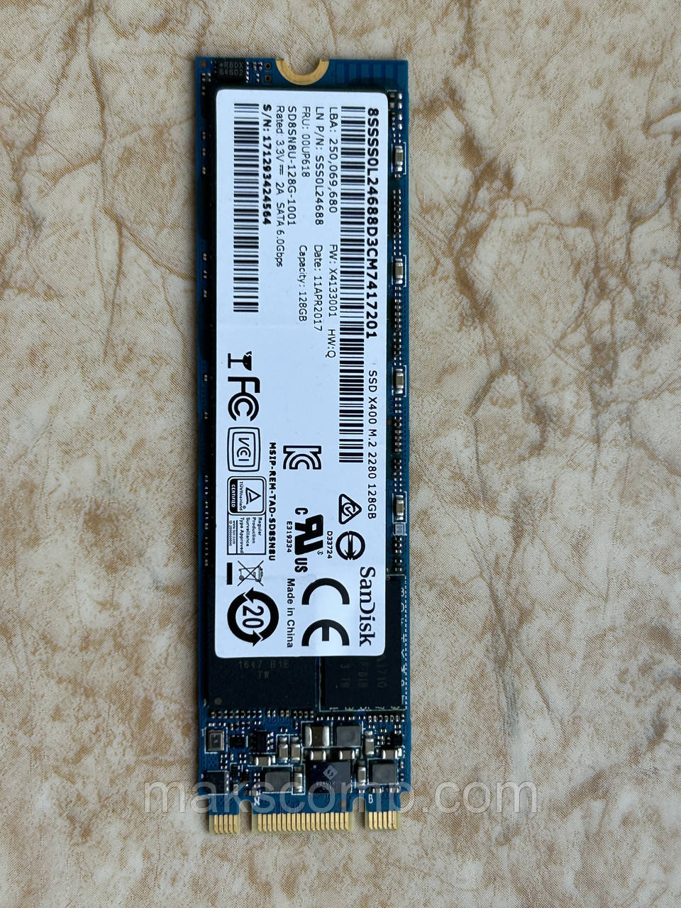 SSD Sandisk X400 128GB m.2 SATAIII