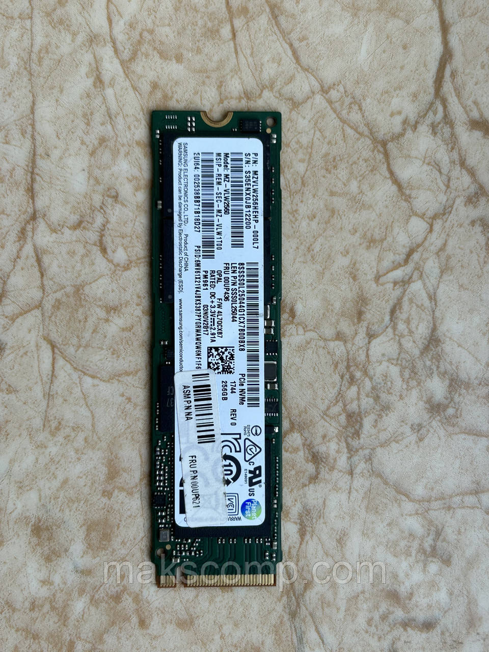 SSD Samsung PM961 256Gb m.2 NVMe PCIe (MZVLW256HEHP)
