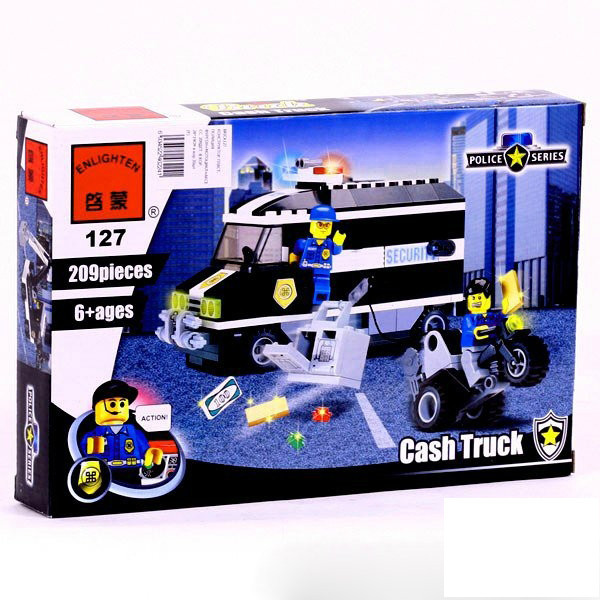 Конструктор Поліцейська машина 209 деталей BRICK 457833/127