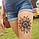 Чорна індійська фарба NEHA henna paste для тимчасового тату (набір 12 конусів), фото 3