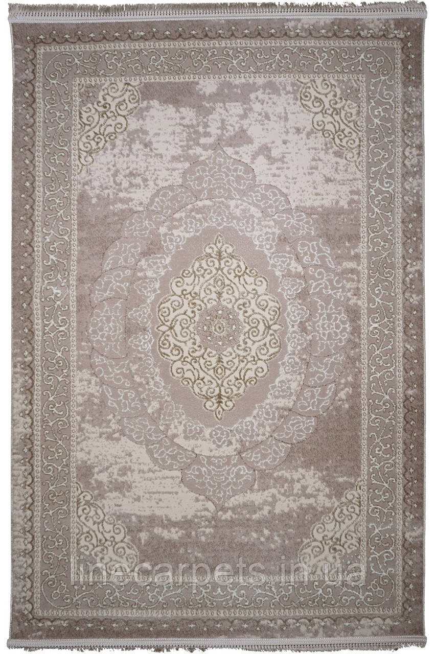 Класичний бежевий  килим LEVADO 08098A VISONE/L.BEIGE