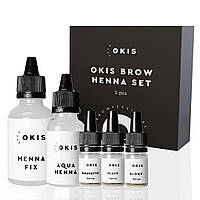 Набор для окрашивания бровей Okis Brow Henna Set 5 pcs