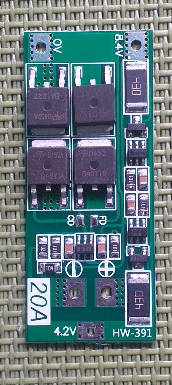 Модуль BMS 2S 20A 8.4V з балансуванням