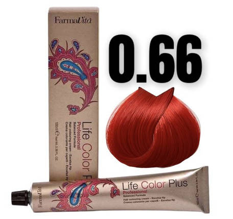 Коректор для волосся Farmavita Life Color Plus Red 0.66 Червоний 100 мл, фото 1