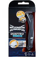 Станок для бритья Wilkinson Sword Quattro Titanium Precision (Schick) с 1 кассетой