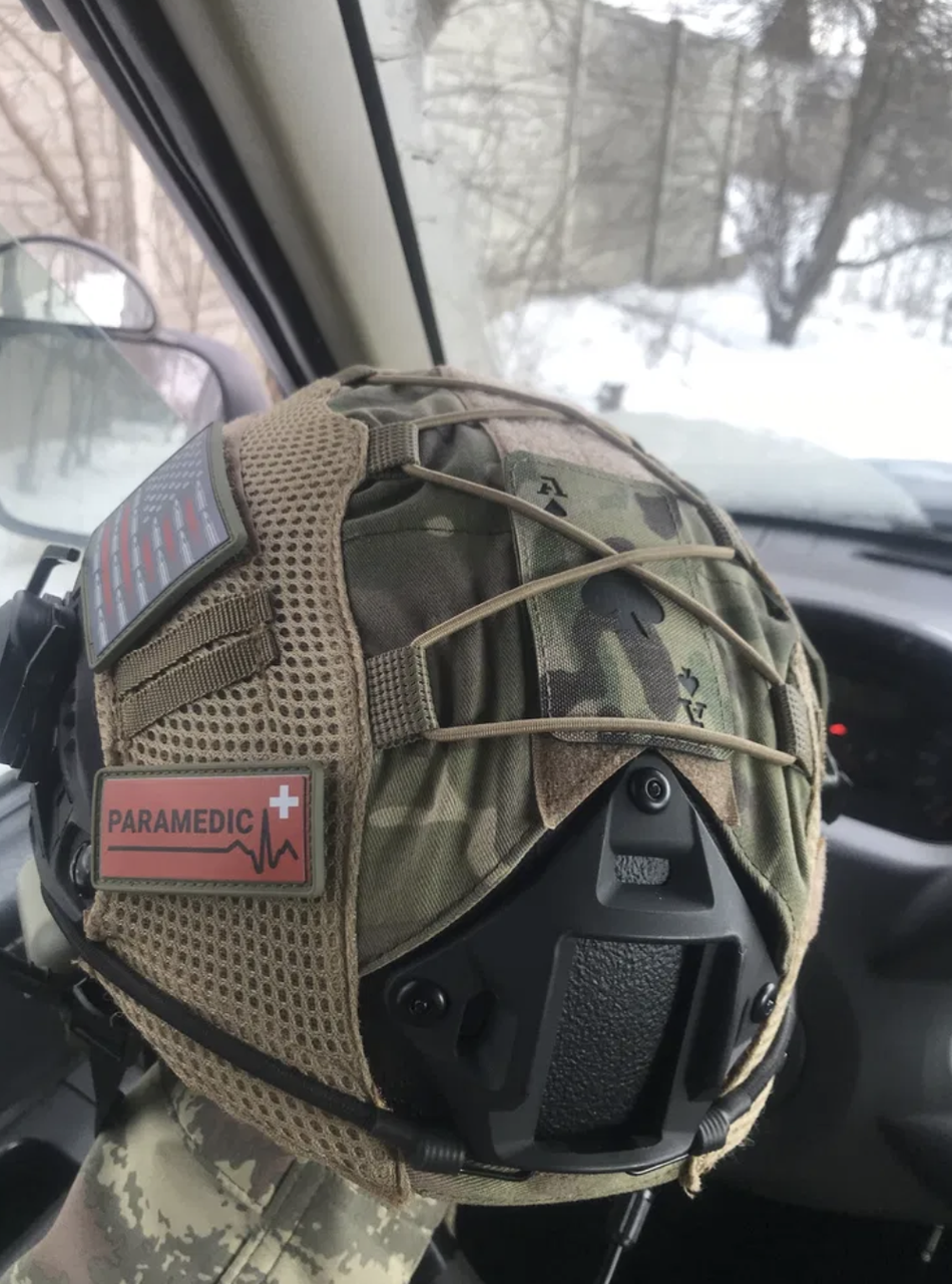 Чехол на шолом маскувальний мультикам чохол на шолом каску ЗСУ мультикам, фото 1