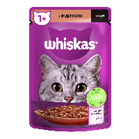 Whiskas® З індичкою в соусі для дорослих котів 85г