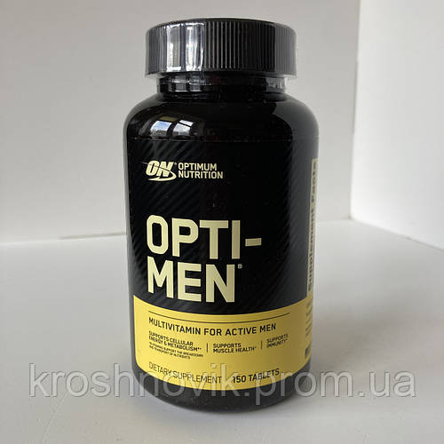 Купити Optimum nutrition Мультивітаміни opti-men, 150 таблеток, ціна ...