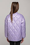 Весняна куртка на дівчинку Ліка лаванда, у розмірах 140-164, фото 5