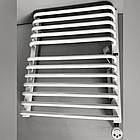 Рушникосушка-радіатор ELECTRO.G5.R 500х780 овальна, біла, сталева, правий "ТЕН" 600 Вт, фото 2