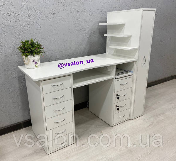 Стеллаж стол для маникюра - 82 фото