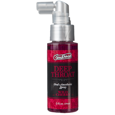 Спрей для мінету Doc Johnson GoodHead DeepThroat Spray — Wild Cherry 59 мл для глибокого миття