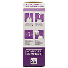 Глюкометр Тубі Комфорт (2B Comfort) + 100 тест-смужок, фото 4