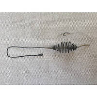 Оснащення для лову коропа "ПРУЖИНА", лідкор без сердечника (1 гачок, №6, під бойл), 50грам