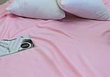 Покривало-простирадло піке 160х235 см. ТМ TAG Смуга рожева, фото 3