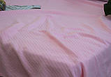 Покривало-простирадло піке 160х235 см. ТМ TAG Смуга рожева, фото 5