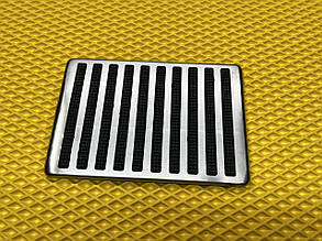 Підп'ятник металевий для автомобільних килимків Полоска