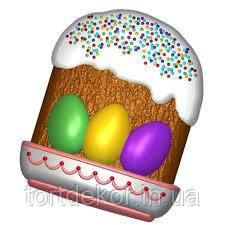 Форма пластикова Пасха з великодніми яйцями, фото 1