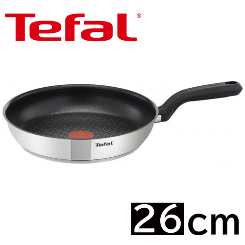 Сковорода Tefal Comfort Max 26 см, круглая/универсальная, нержавеющая ...