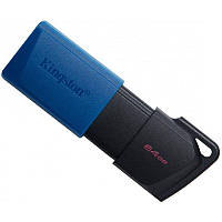 Флеш пам'ять USB Kingston 64GB DataTraveler Exodia M Black/Blue (DTXM/64GB)