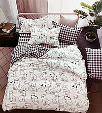 Постільна білизна Mancy House простирадло на гумці Євро, фото 3