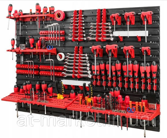 Настінний органайзер для інструментів Kistenberg. Панель 115х78см, фото 1