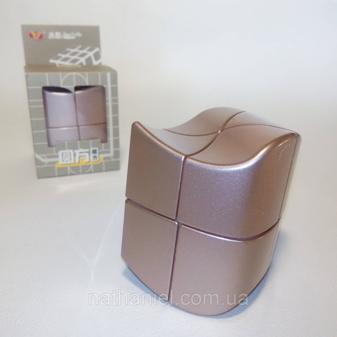 Дзеркальний кубик Рубіка 2х2 MoYu Wave Cube - Rose Golden