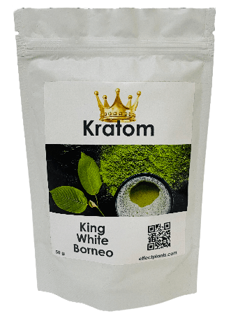 Білий чай Кратом king white Borneo 50 грамів