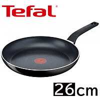 Сковорода Tefal Start&Cook 26 см, кругла/універсальна, алюмінієва, сковорідка тефаль