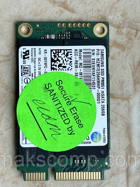 Ssd Pm851 Msata Pm851 SSD Samsung PM851 256GB Msata (MZMTE256HMHP