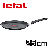 Сковорода Tefal Unlimited 25 см для блинов, круглая, алюминиевая, блинная сковородка тефаль