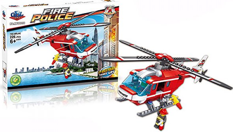 Конструктор GBL KY98210 пожежний вертоліт (226 деталей)