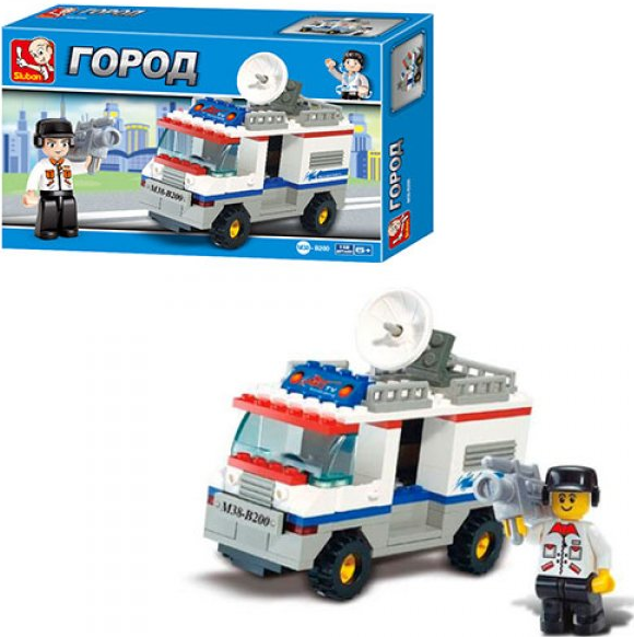 Конструктор SLUBAN 620109/M38 B 200 Міська серія, машинка (112 деталей)