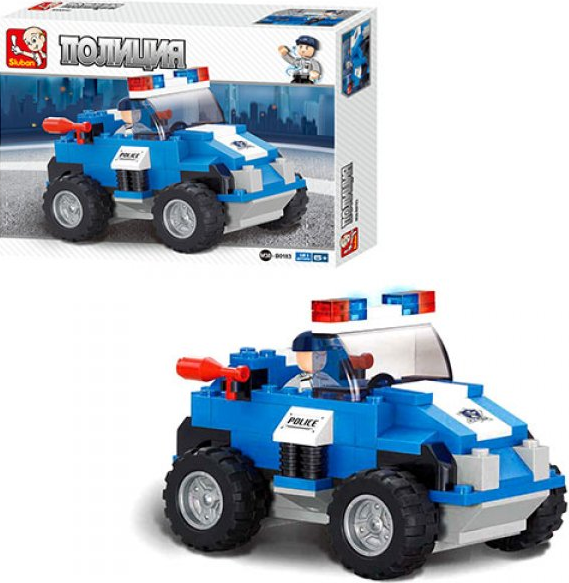 Конструктор SLUBAN M38-B 0183 Поліція (121 деталь)