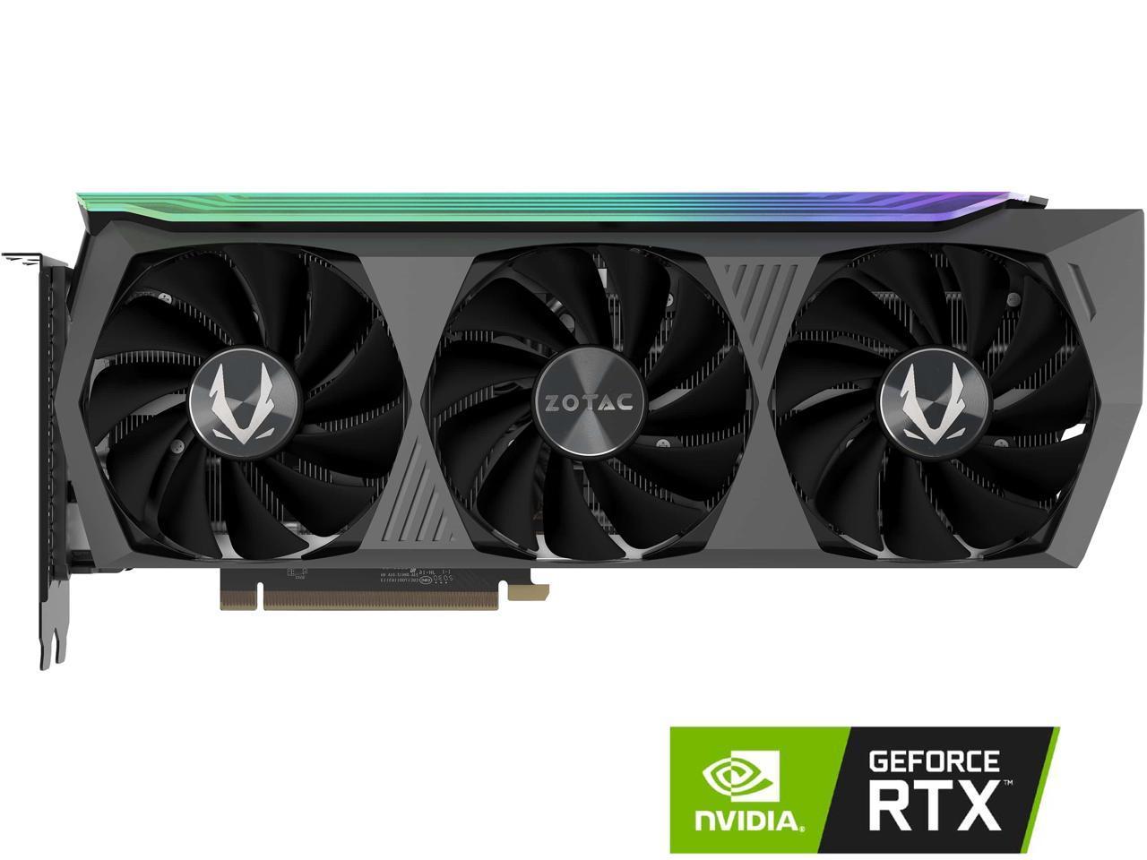 Видеокарта ZOTAC GeForce RTX 3080 AMP Holo 10GB GDDR6X 320-bit PCIE 4.0, HoloBlack - фото 2 - id-p1770977084