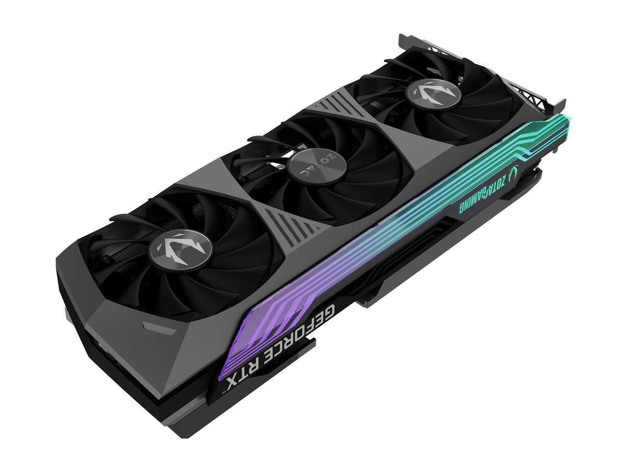 Видеокарта ZOTAC GeForce RTX 3080 AMP Holo 10GB GDDR6X 320-bit PCIE 4.0, HoloBlack - фото 6 - id-p1770977084