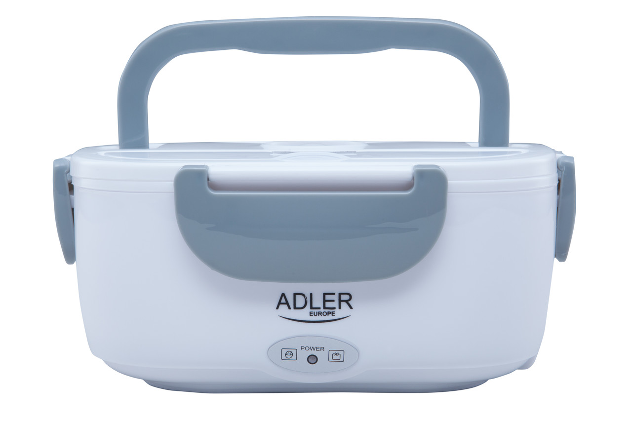 Ланчбокс, контейнер для їжі з підігрівом Adler AD 4474 grey (220V, 1,1 л, 50 °C, Польща), фото 1